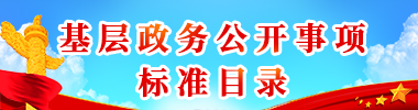 基層政務(wù)公開(kāi)事項(xiàng)標(biāo)準(zhǔn)目錄
